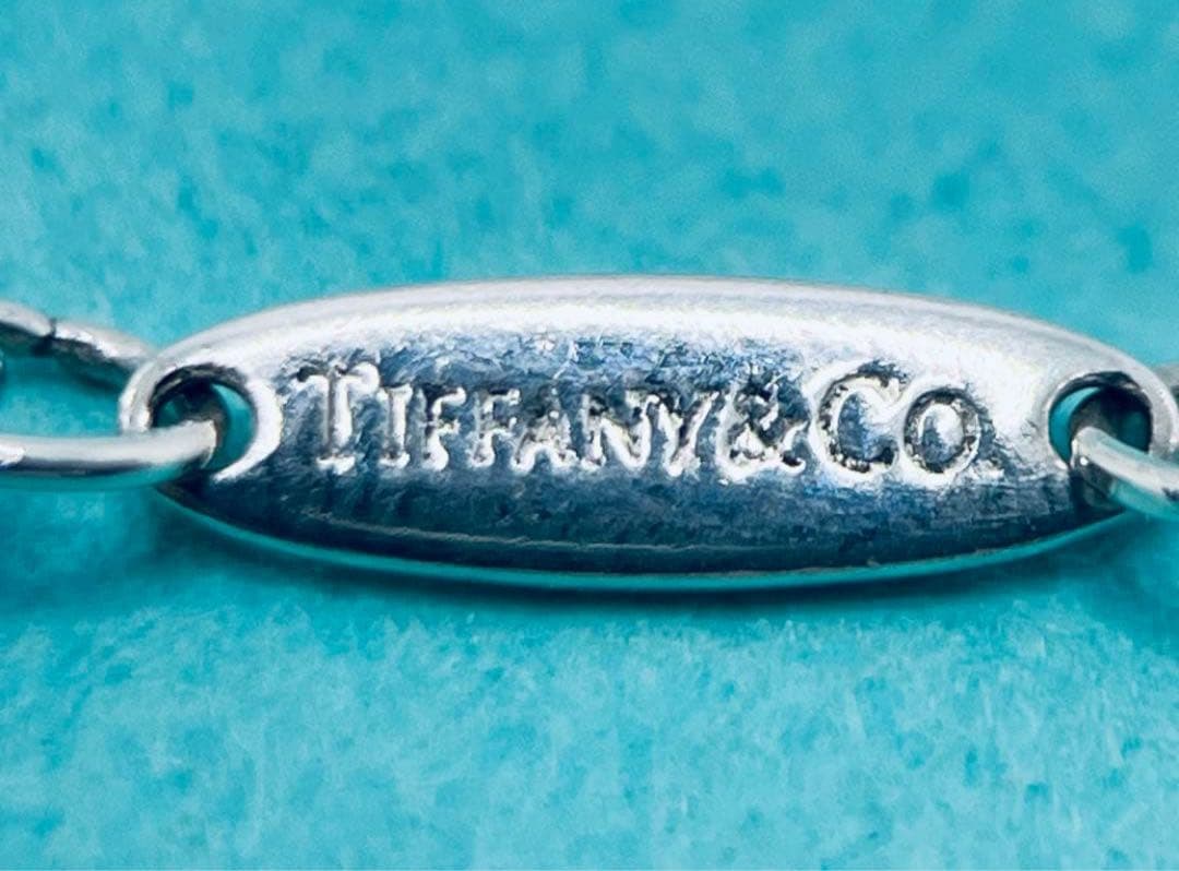 h573 美品　ティファニー　リーフ　ネックレス　シルバー　925