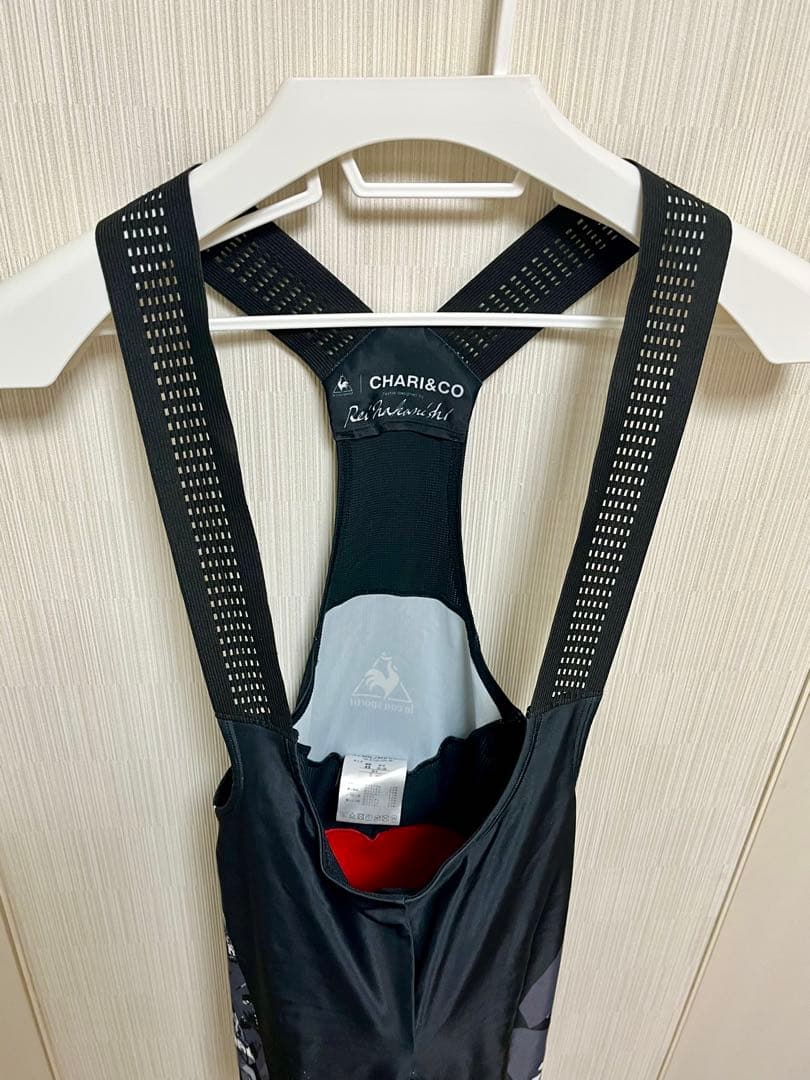 サイクルジャージ CHARI & CO ・ルコック黒/赤・黒／グレーセット