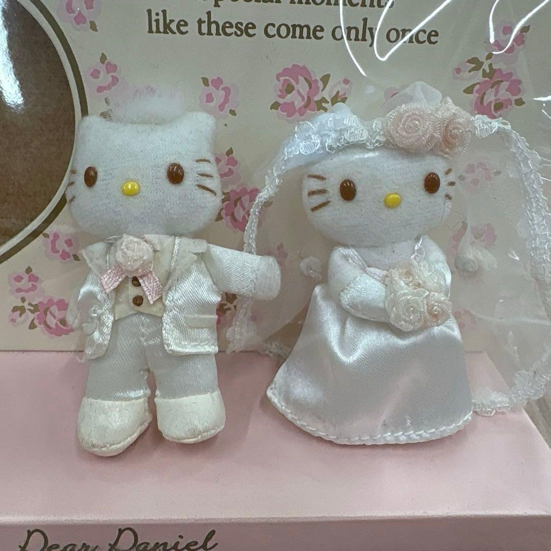 ハローキティ&ダニエル　ウェディング　ハートフォトフレーム　ウエルカムボード