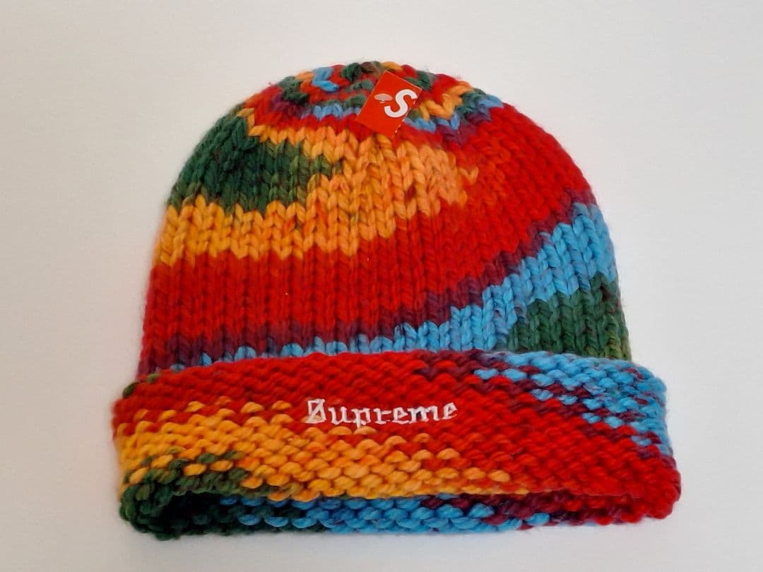 【新品】Supreme　Gradient　Spacedye　Beanie　マルチ