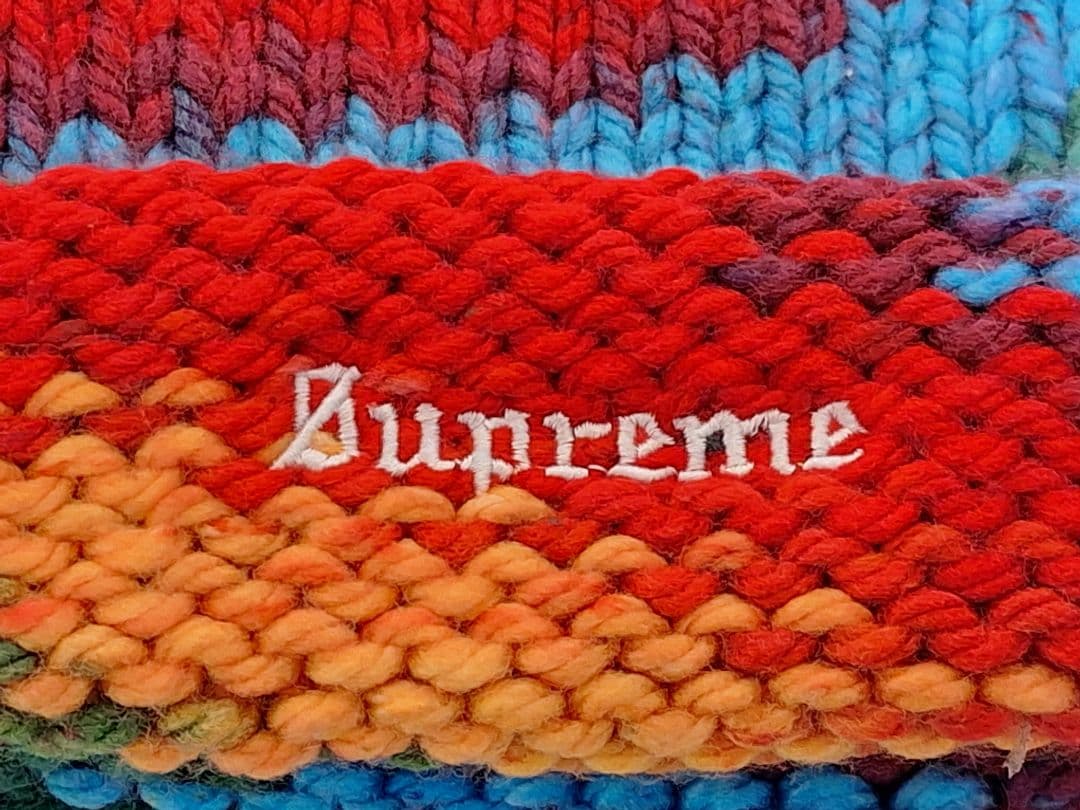 【新品】Supreme　Gradient　Spacedye　Beanie　マルチ