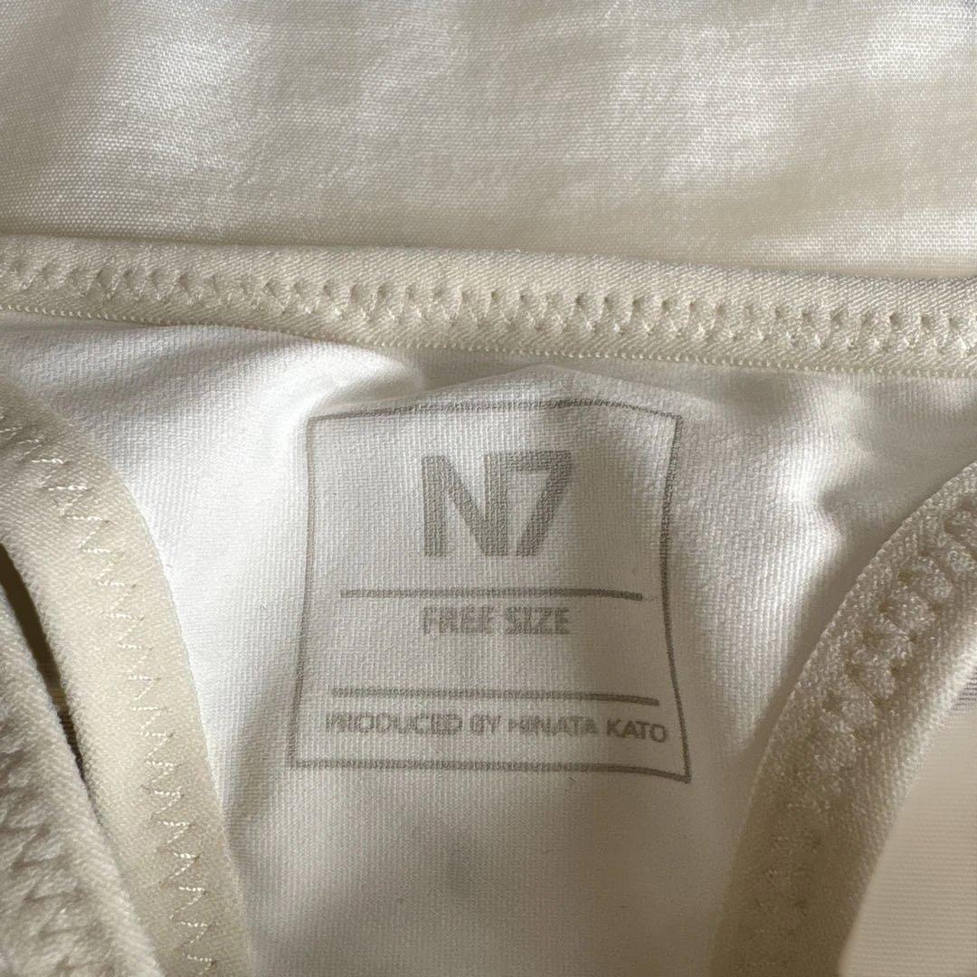 N7 フリーサイズ スポーツブラ ホワイト