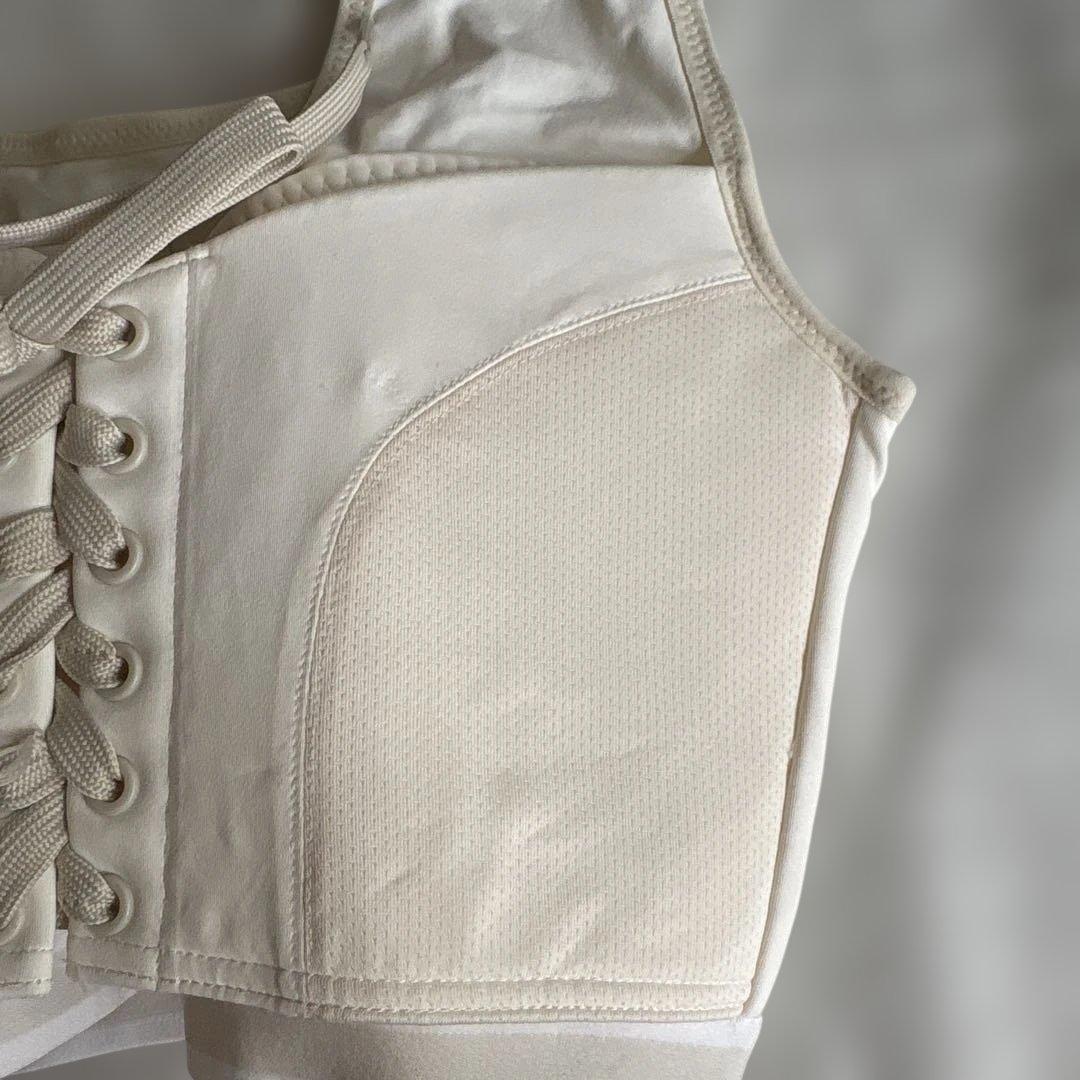 N7 フリーサイズ スポーツブラ ホワイト