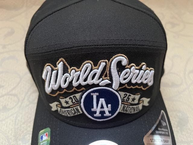 大谷翔平2025NLCS優勝＆MVP受賞＆祝賀会BLACK着用モデルCAP限定品
