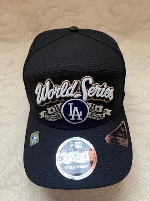 大谷翔平2025NLCS優勝＆MVP受賞＆祝賀会BLACK着用モデルCAP限定品