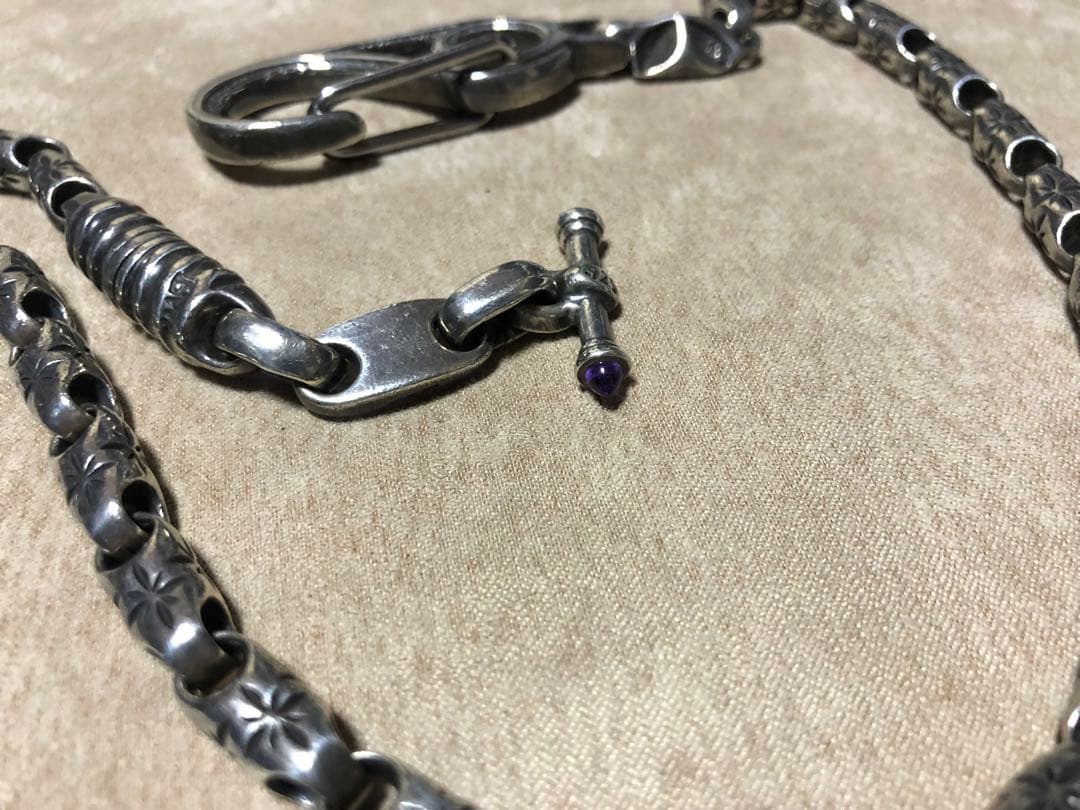 BWL40万ビルウォールレザーウォレットチェーン ビル刻印