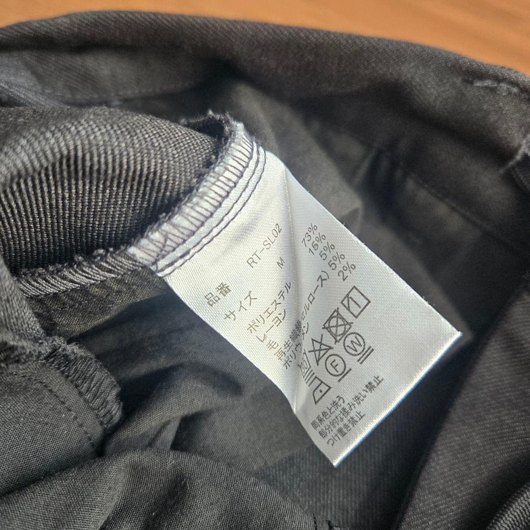 レタッチ　2Tuck Wide Wool Touch Slacks