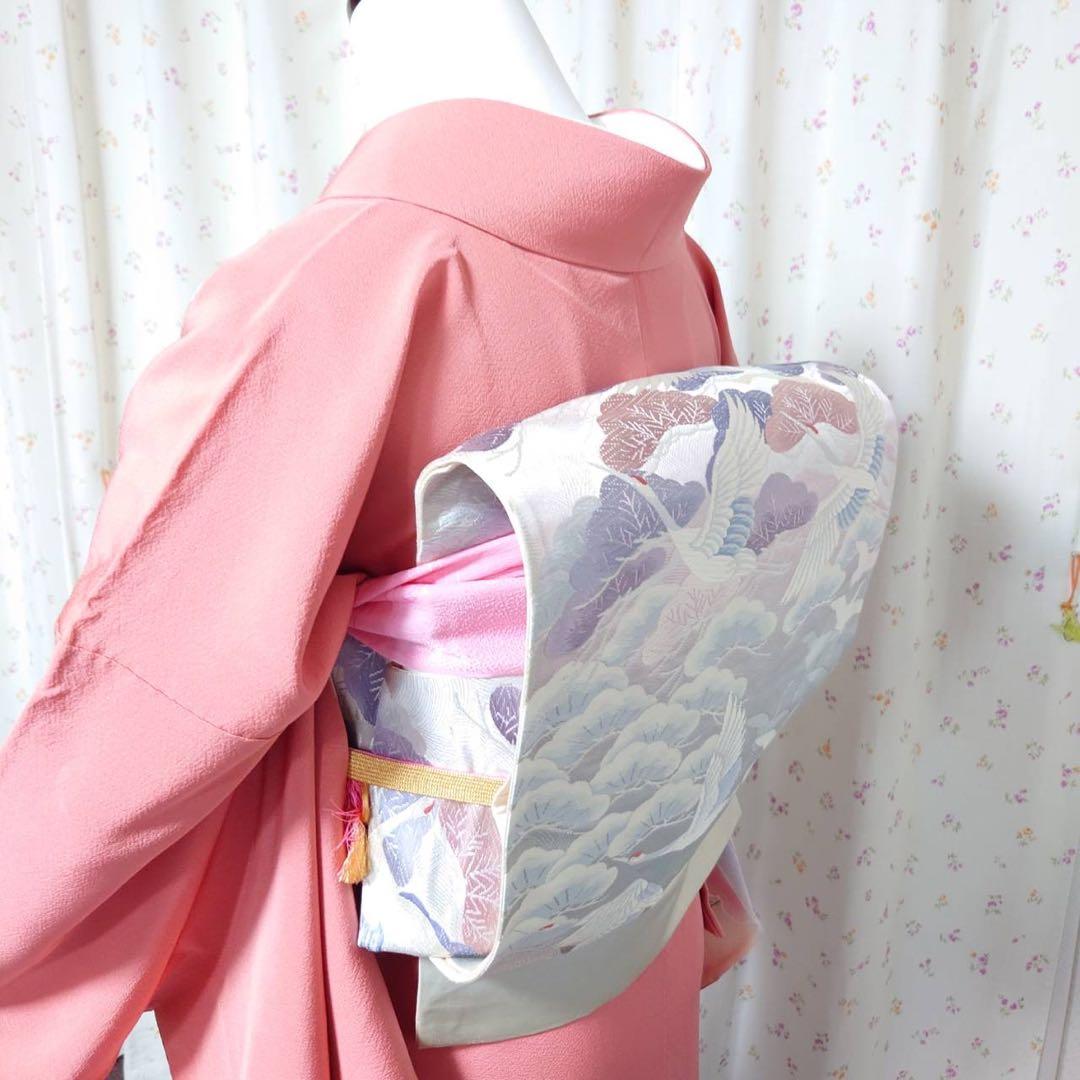 フ9999 未使用近い　美品　袷　正絹　友禅　訪問着　フルセット