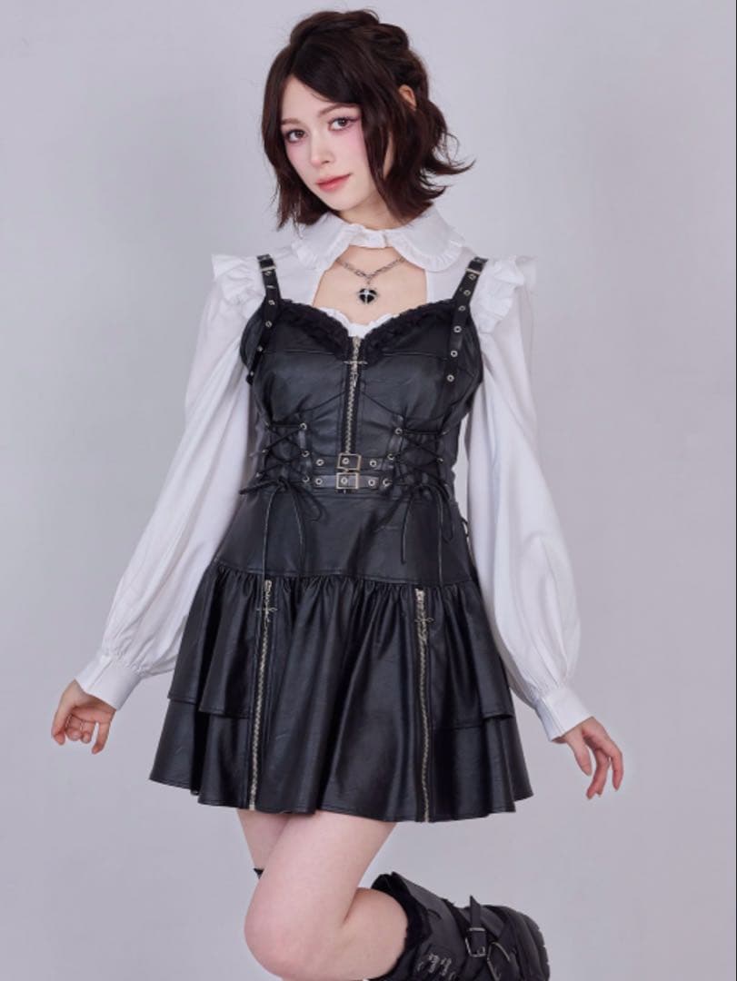 QOOZA IMVAL Leather Dress レザードレス