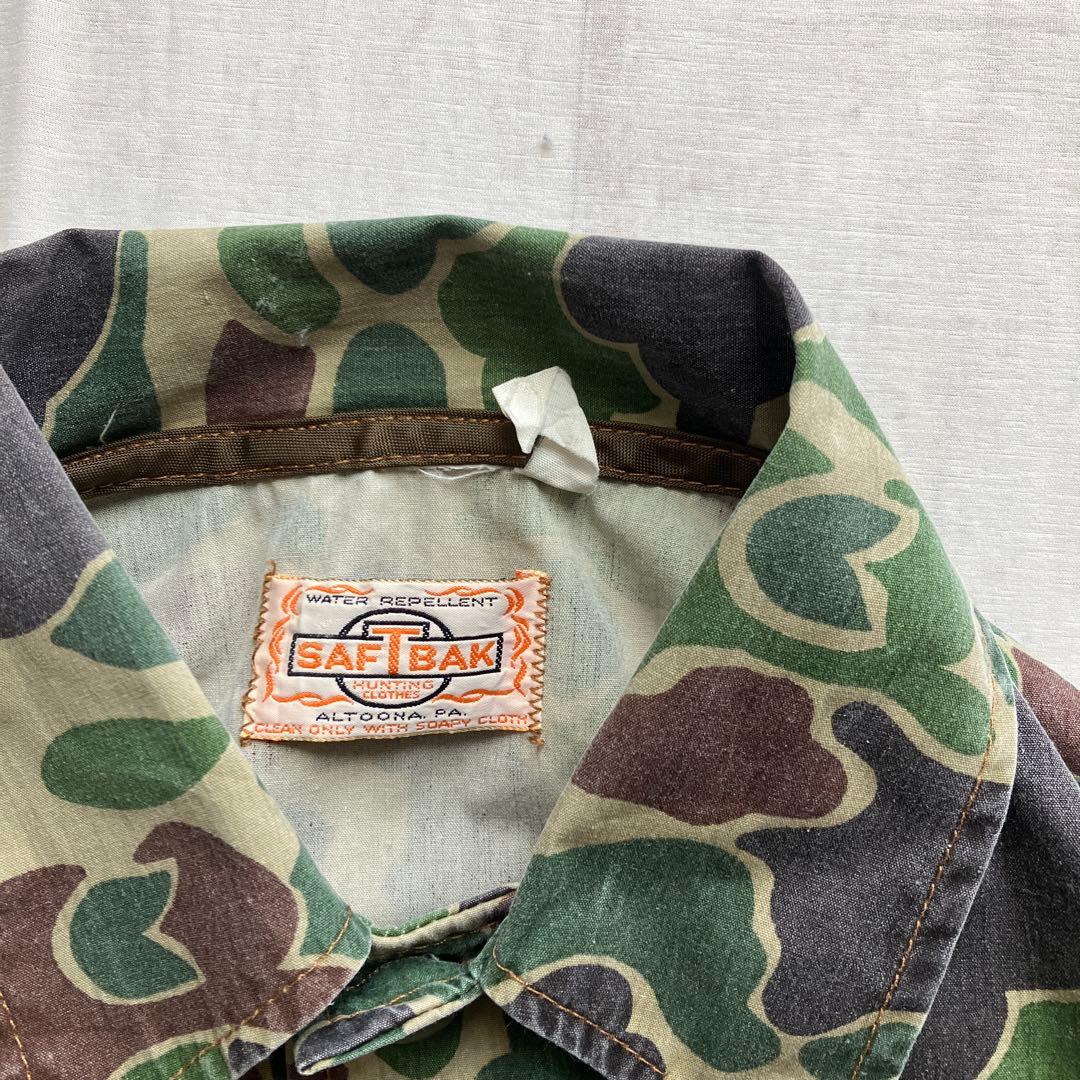 vintage saftbak /ダックハンターカモ ハンティングジャケット