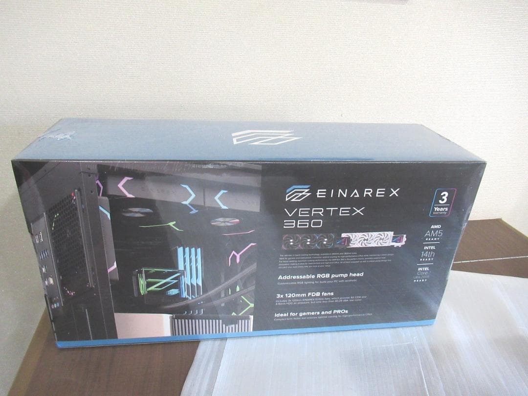 EINAREX エイナレックス 　VERTEX 　ARGB液冷CPUクーラー