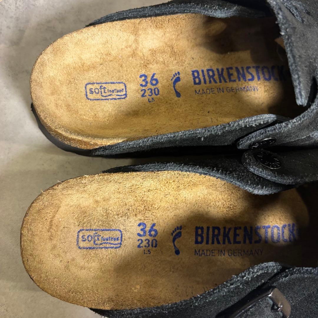 ビルケンシュトック ボストン サボサンダル ブラック 23cm