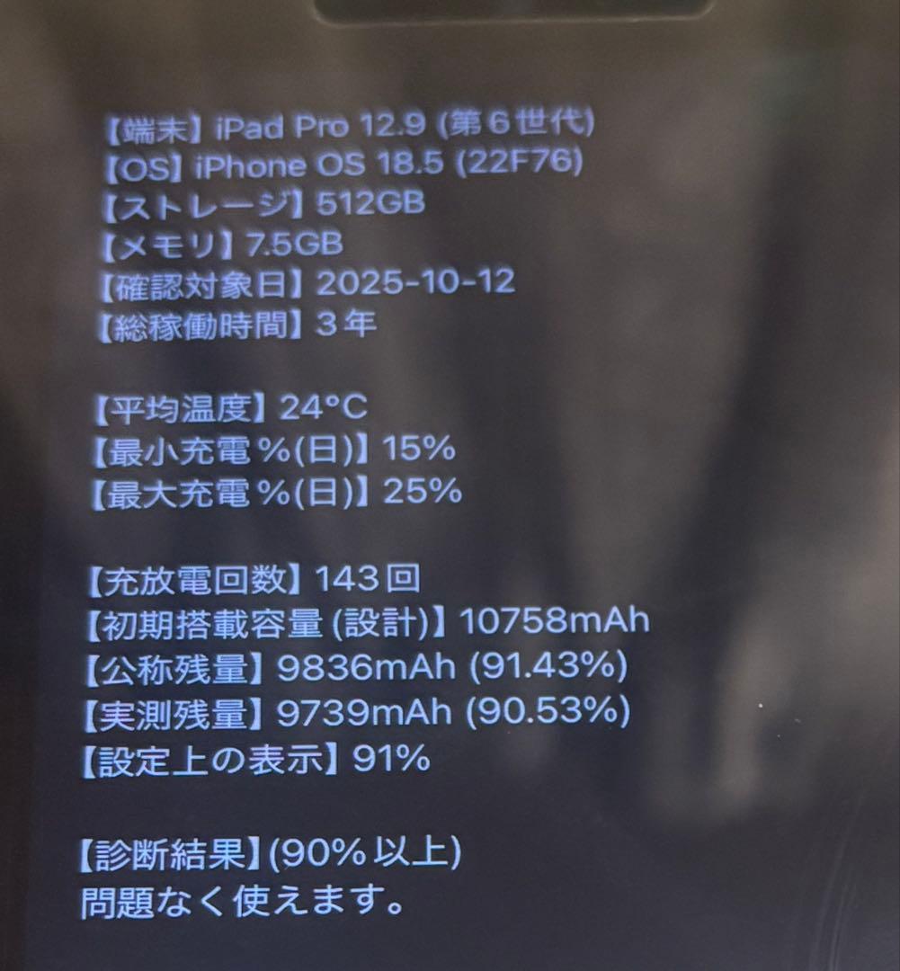 iPad pro 512GB 第6世代 WiFiモデル スペースグレイ 箱あり