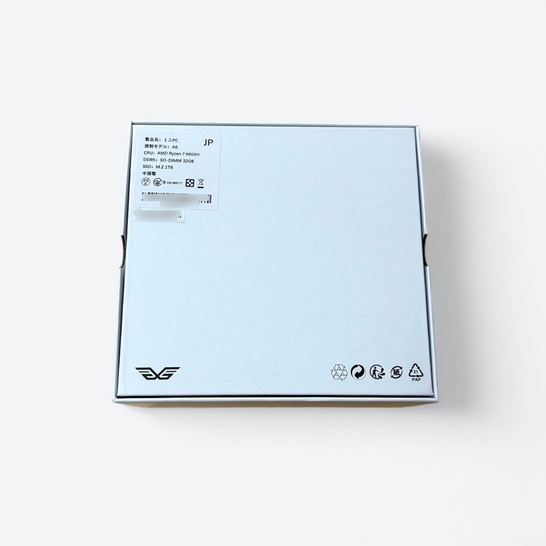 GEEKOM A6 ミニPC Ryzen 7 6800H