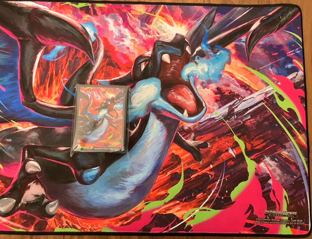 メガリザードンX プレイマット & スリーブ未開封UPC 2025 海外限定品⑥