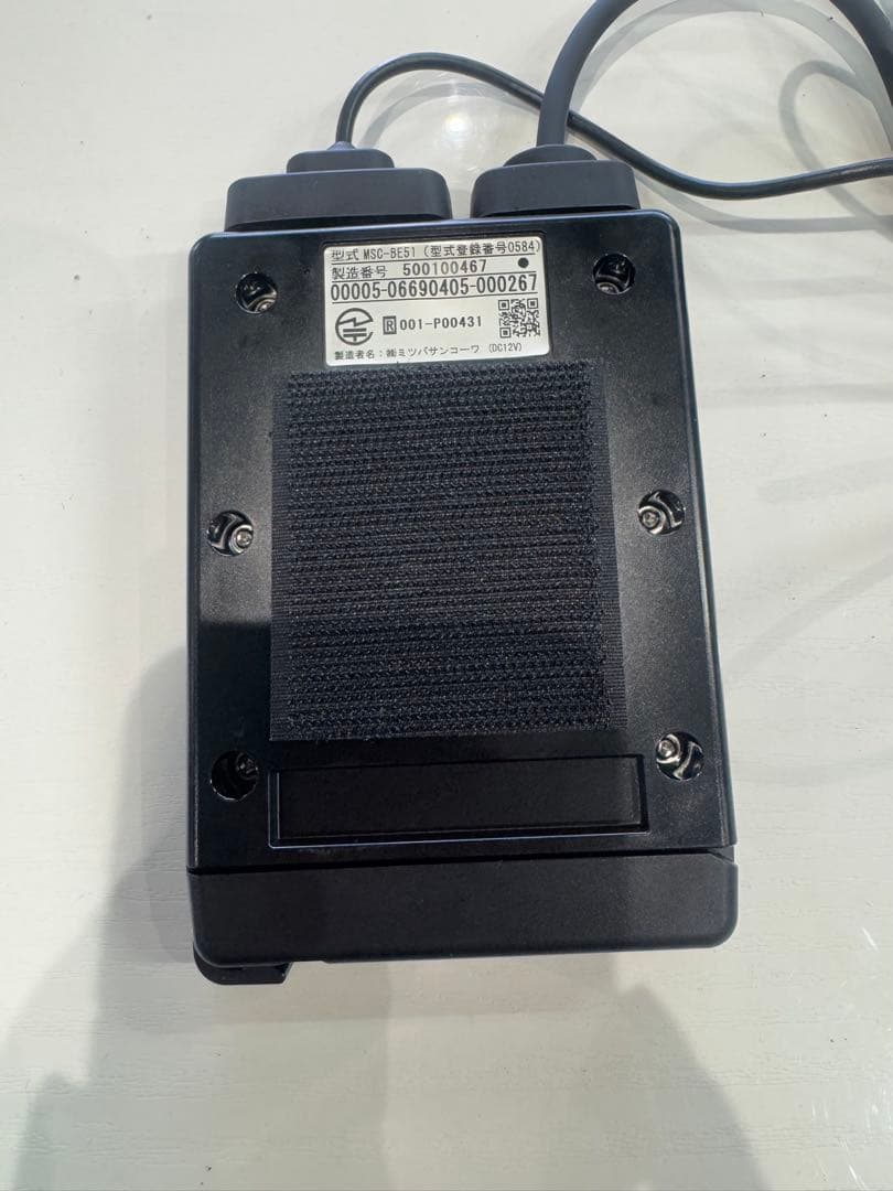 ミツバ　MITSUBA バイク用ETC分離型　MSC-BE51 動作確認済