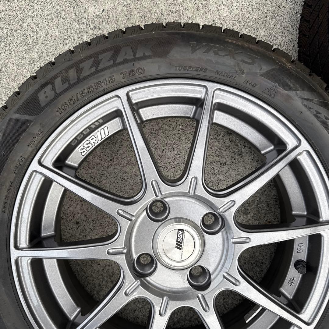 【セール中】HONDA S660専用スタッドレスとホイールセット【SSR】