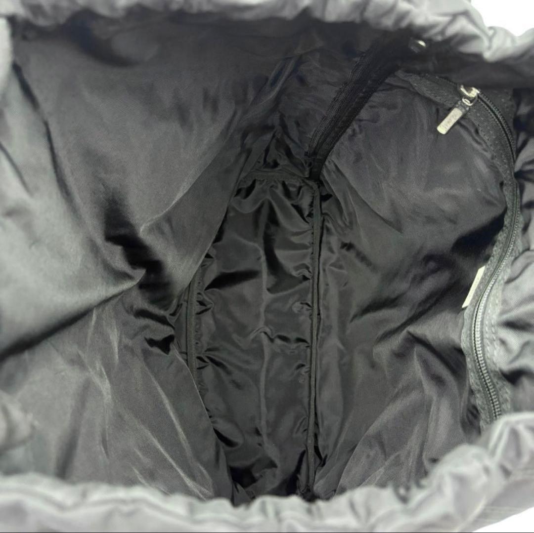 美品 zattu EVERS エバース 巾着型 ブラック