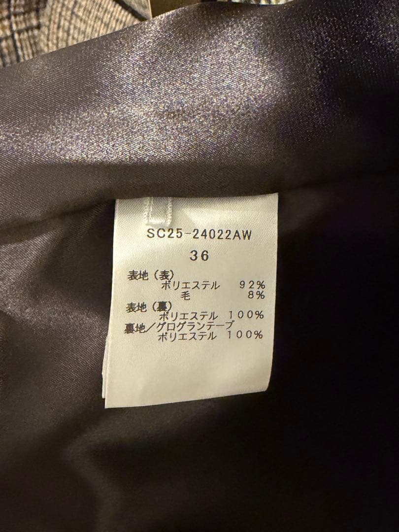 yori shiroconチャンキーテーラージャケット36