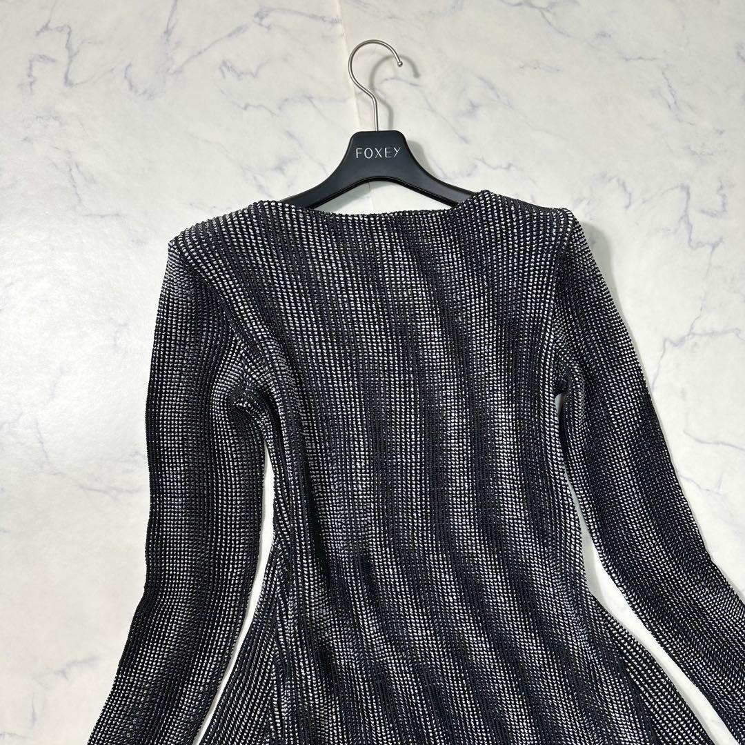 美品 SPECCHIO シャトルプリーツ Aライン フレアワンピース