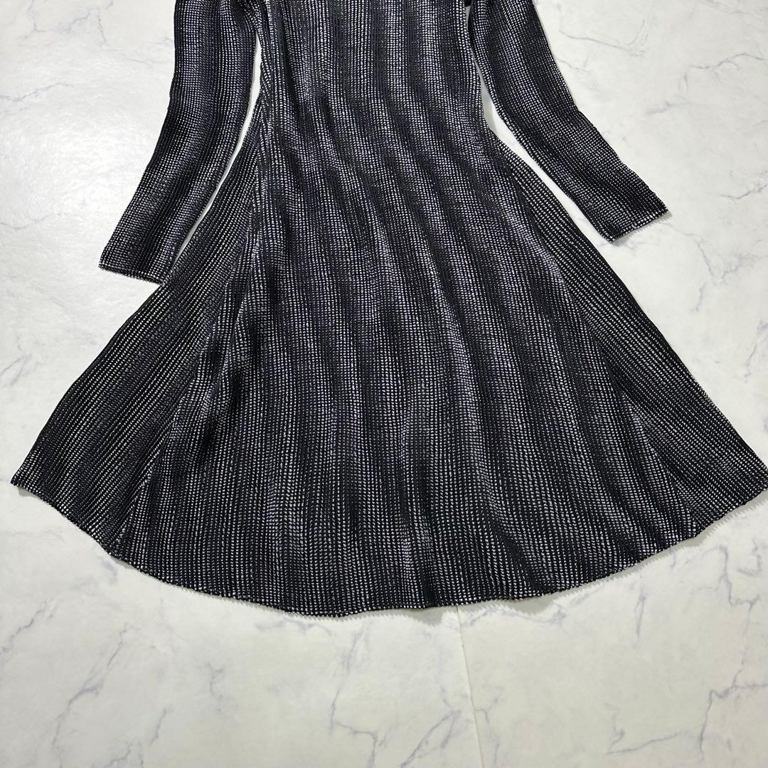 美品 SPECCHIO シャトルプリーツ Aライン フレアワンピース