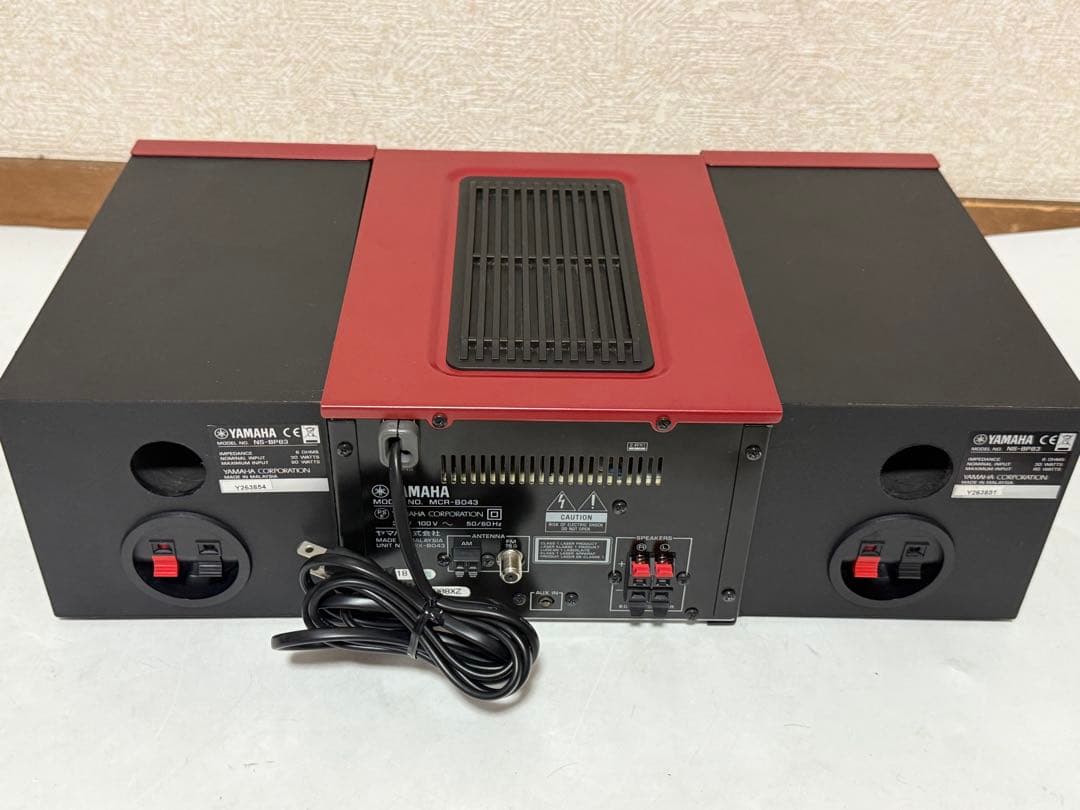 YAMAHA mcr-b043 マイクロコンポ ミニコンポ リモコン付き