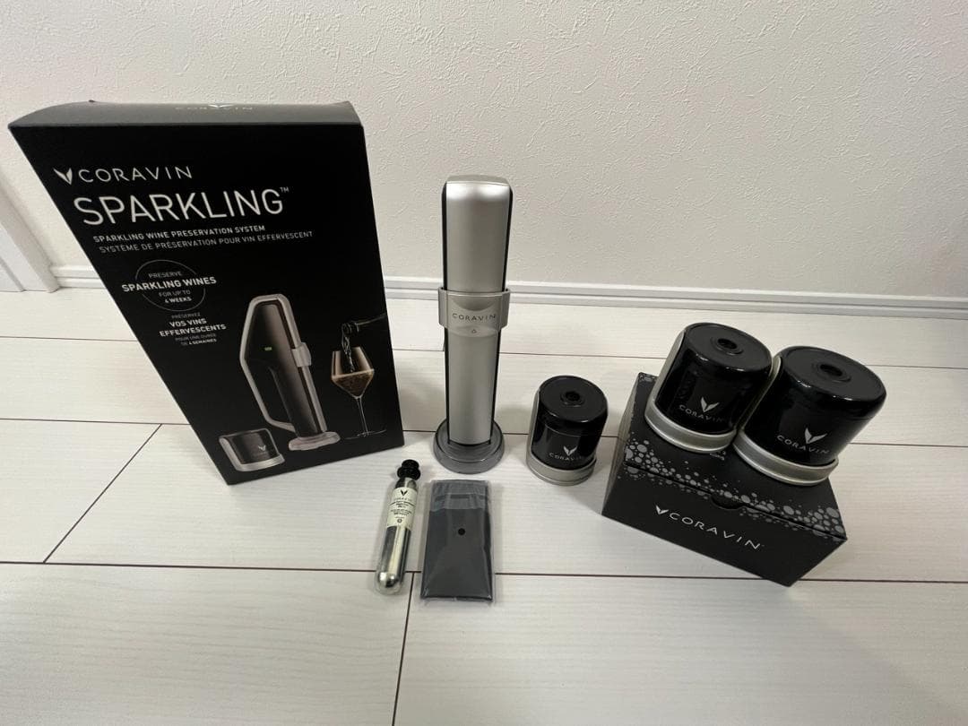 Coravin スパークリングワイン保存システム - ワインを4週間保存