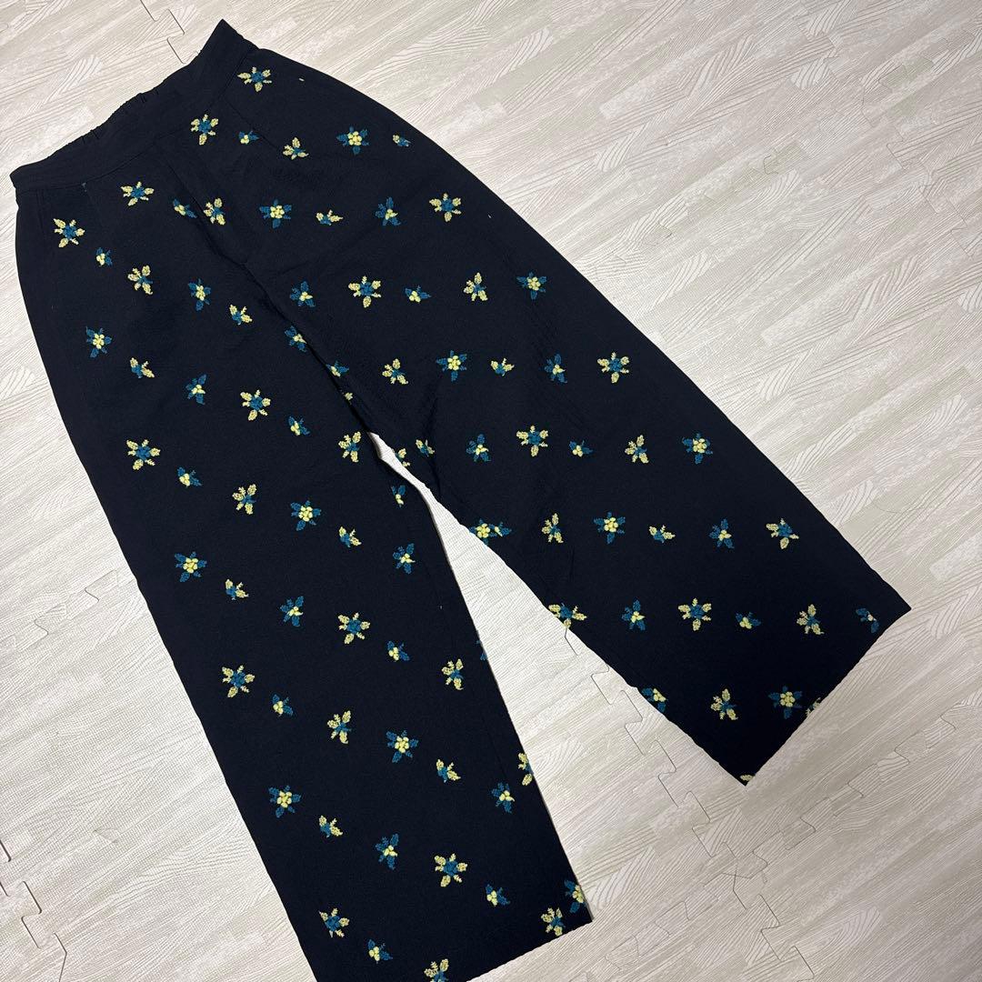 machatt エンブロイダリーパンツ