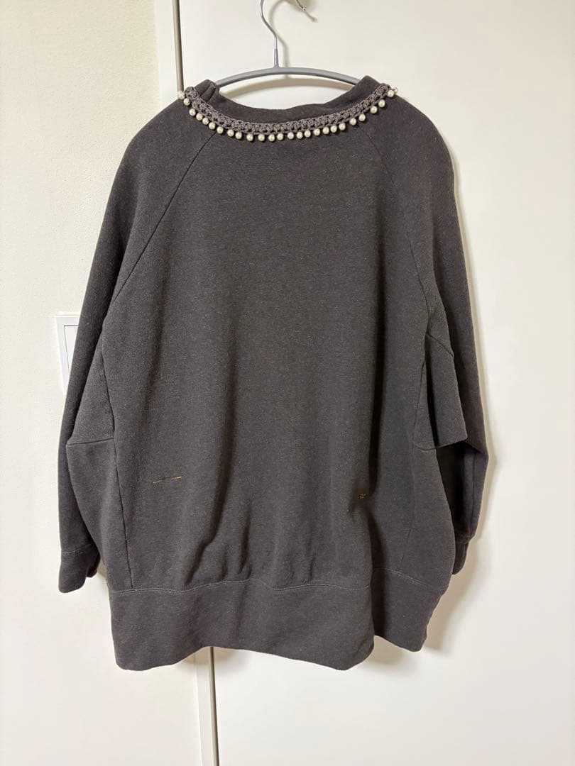 45R ぷくぷく裏毛のビックスウェット（パール）