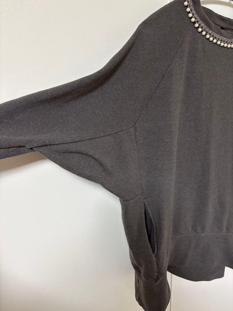 45R ぷくぷく裏毛のビックスウェット（パール）