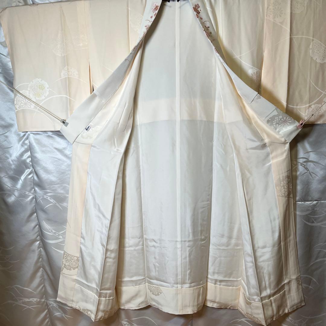 【高島屋】【刺繍半襟】【しつけ付き】正絹　長襦袢　袷仕立て　2512d-16