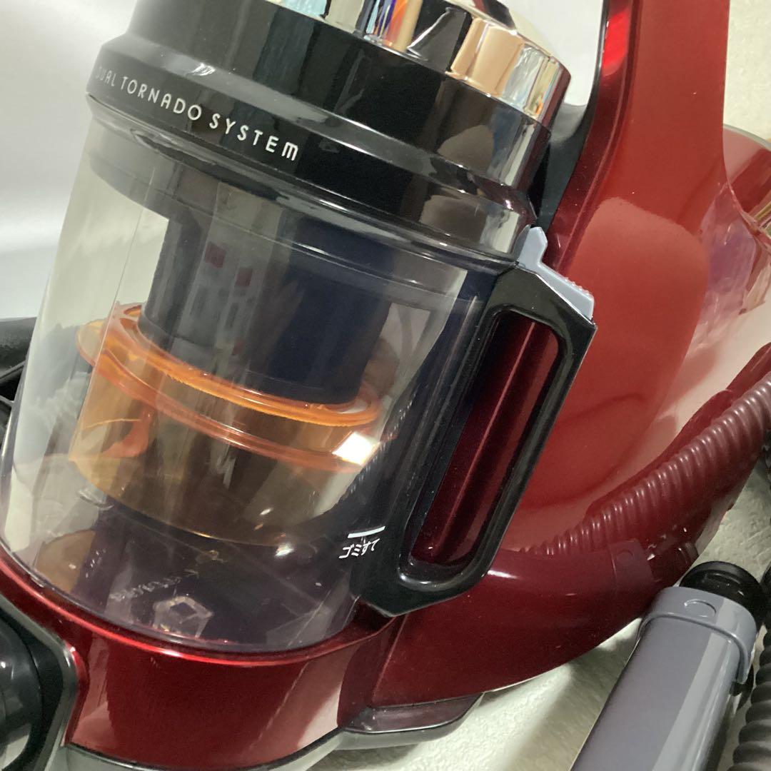 東芝 掃除機 サイクロン キャニスター型クリーナー コード式 VC-C7-R