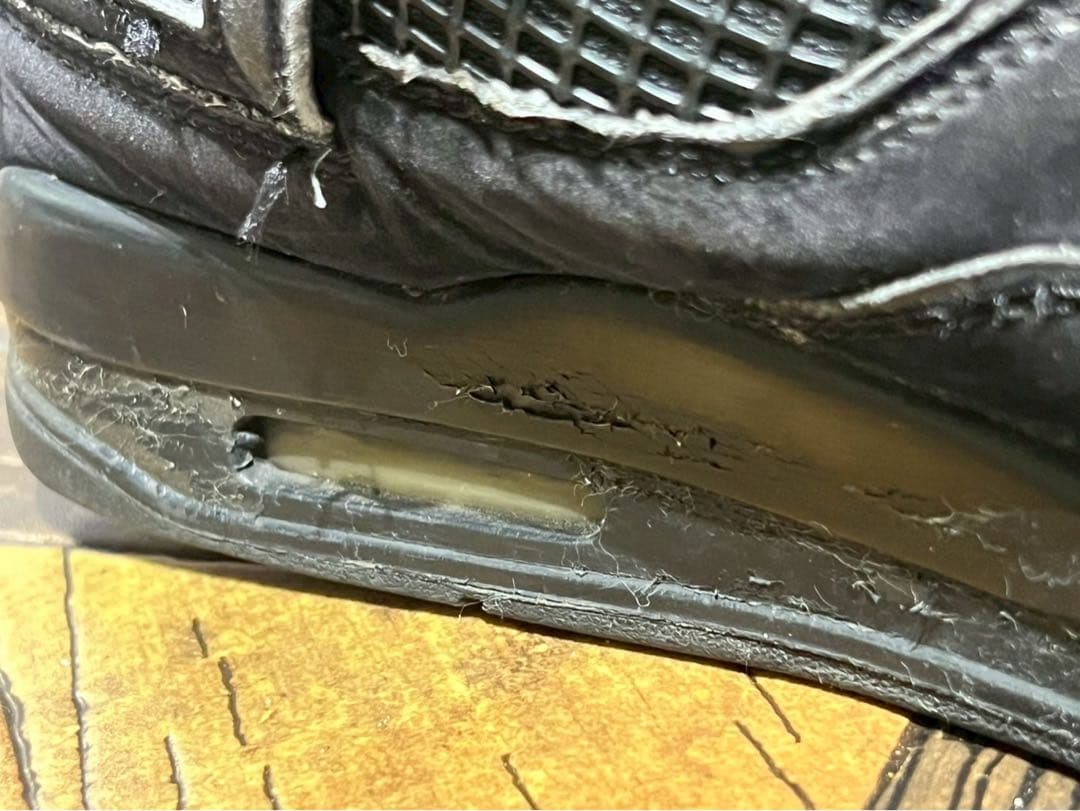 m*5様 希少 NIKE ナイキ エアジョーダン4 ブラックキャット スニーカー