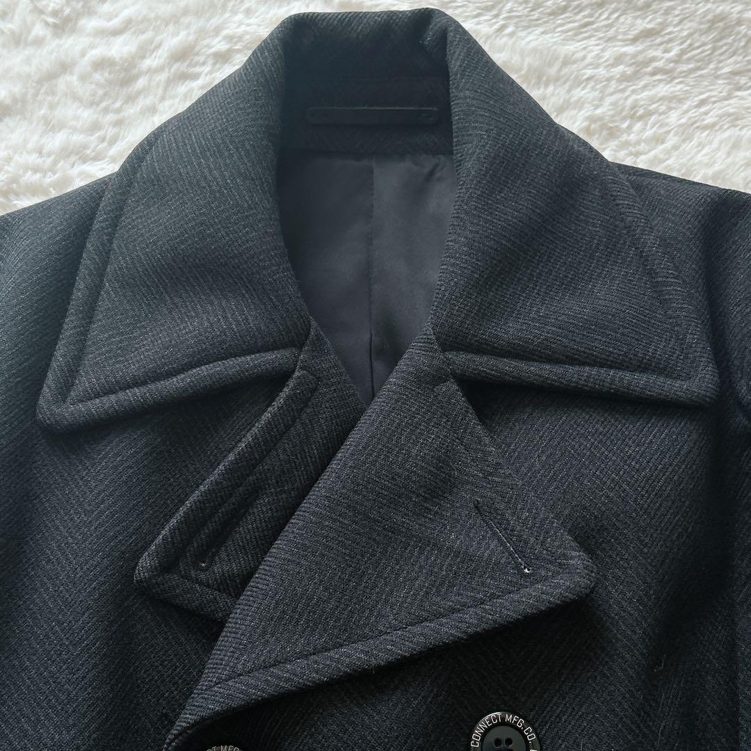 フェローズ Pherrow's ヘリンボーン ダウン 80% Pコート　超暖か