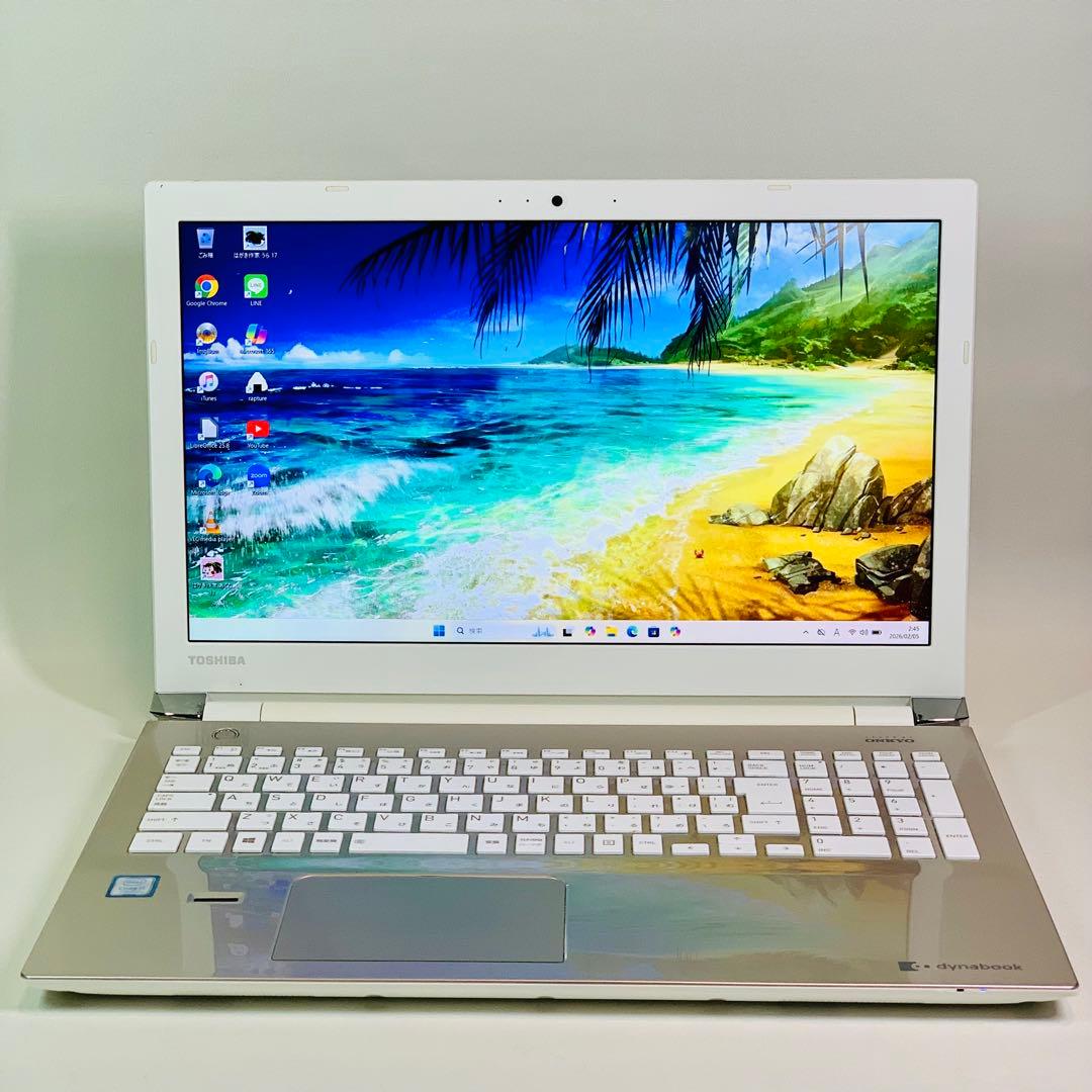 Core i7✨7世代✨SSD256GB✨16GB✨オフィス✨東芝✨薄型パソコン