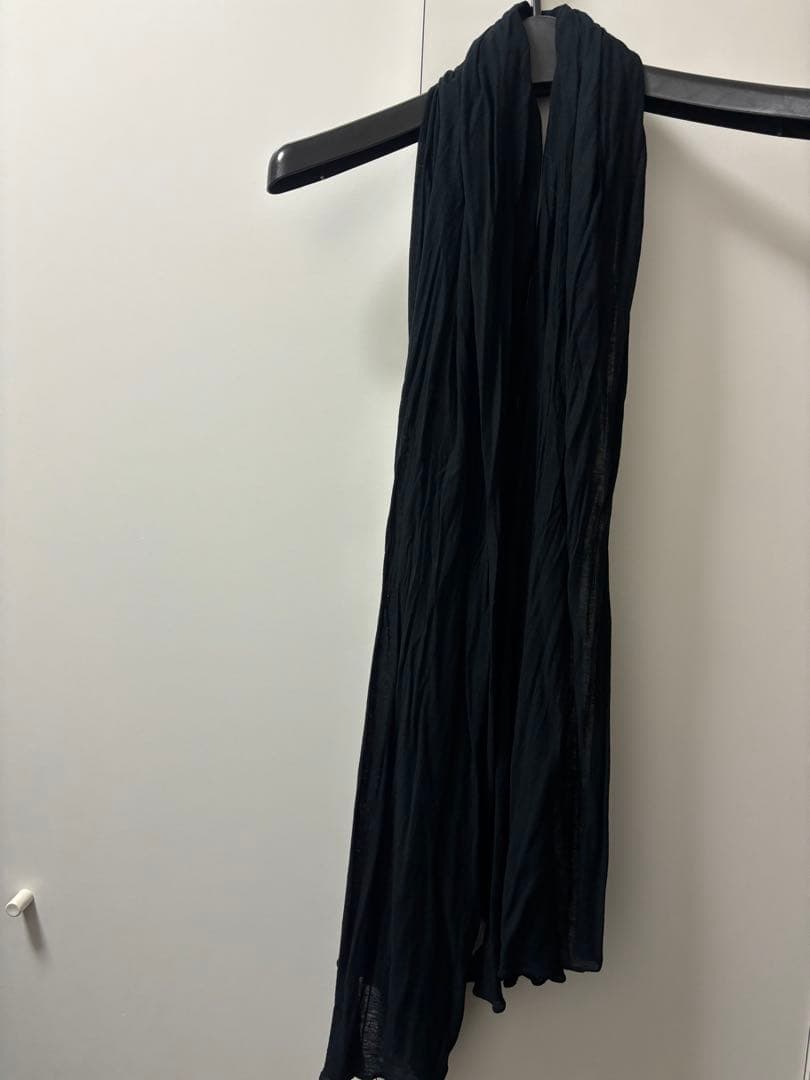 Levi BALENCIAGA 大判ブラックストールマフラー