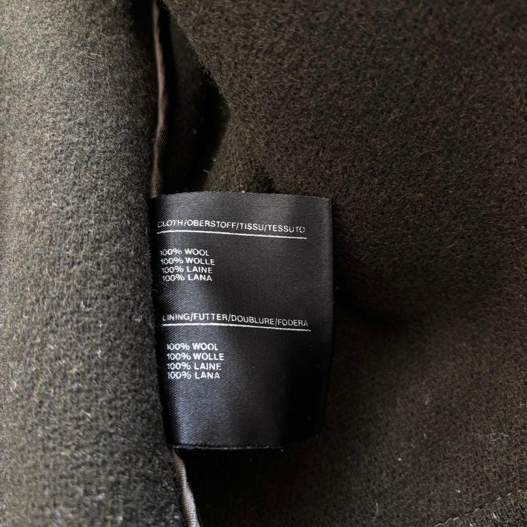 インバーティア ダッフルコート ヘリンボーン ムーアブルック オリーブ L