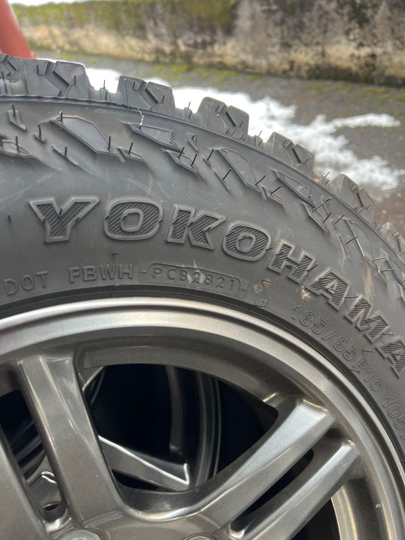 ジムニーJB23 純正エンケイホイール&ヨコハマジオランダー　バリ溝4本セット