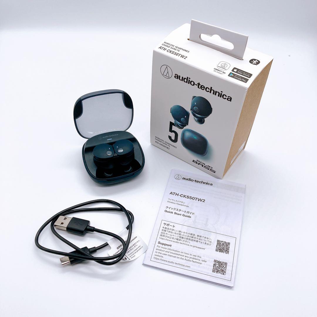 audio-technica ATH-CKS50TW2 イヤホン　ブラック