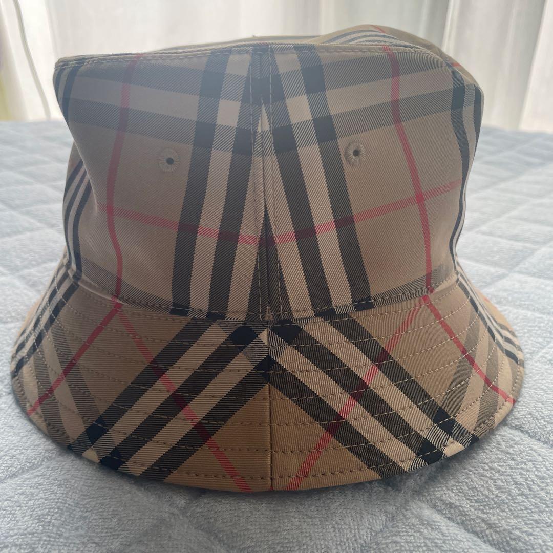 未使用品　BURBERRY チェック柄 バケットハット