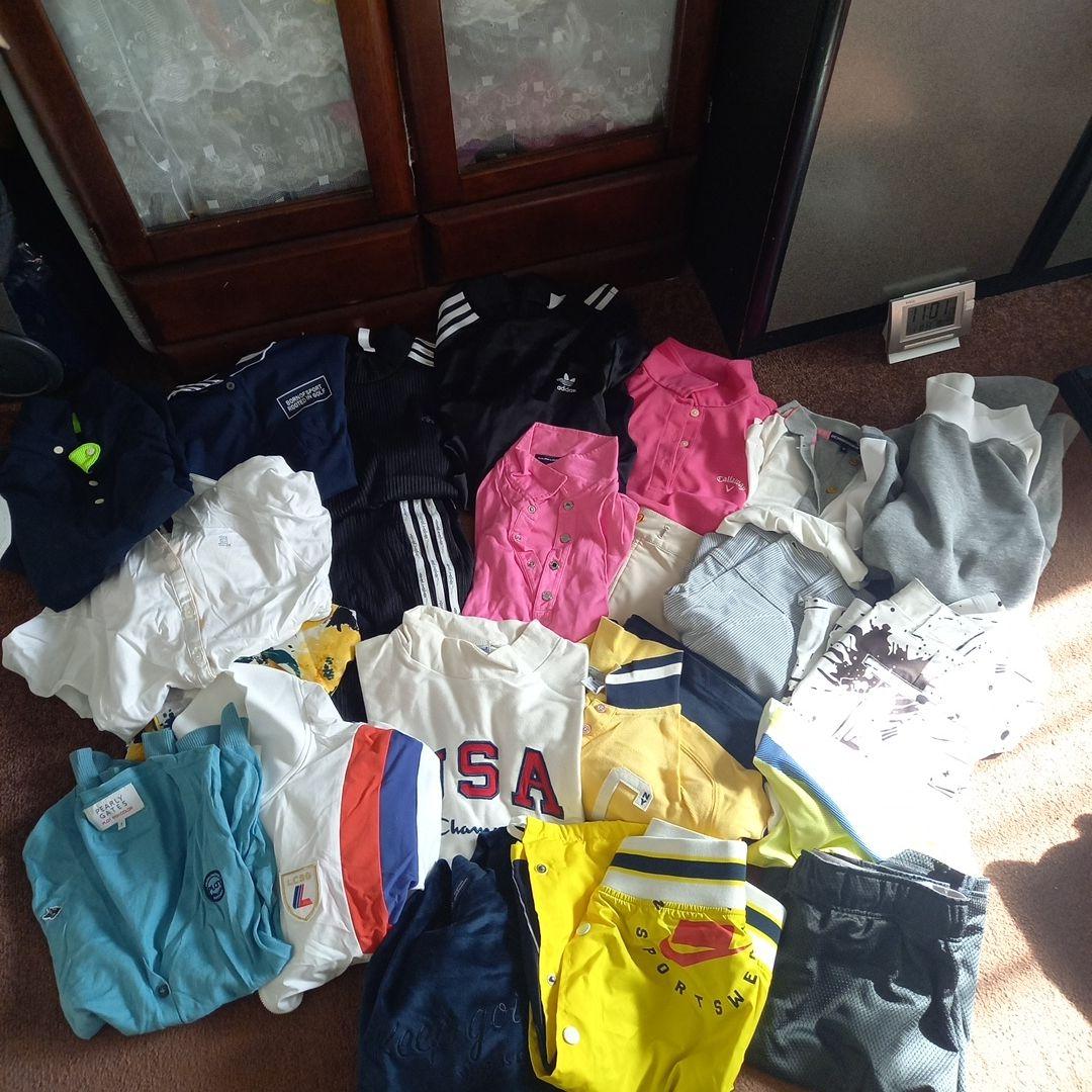 最安値‼️ゴルフウェアまとめ売り‼️２２点‼️ブランドバラバラ➕おまけ付き
