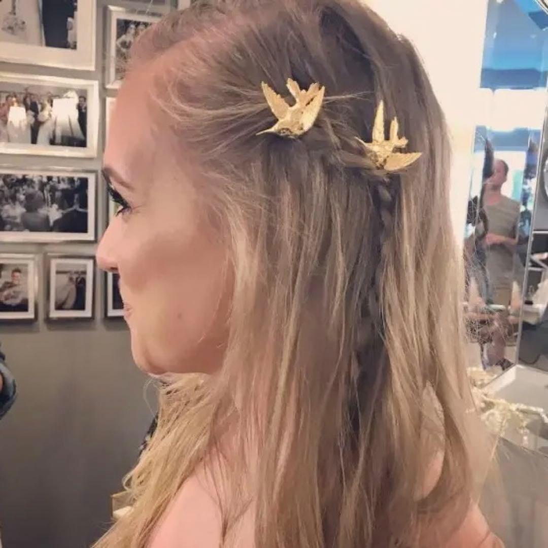 Mint Lola ミントローラ ブライダル ヘアアクセサリーコーム 2個セット