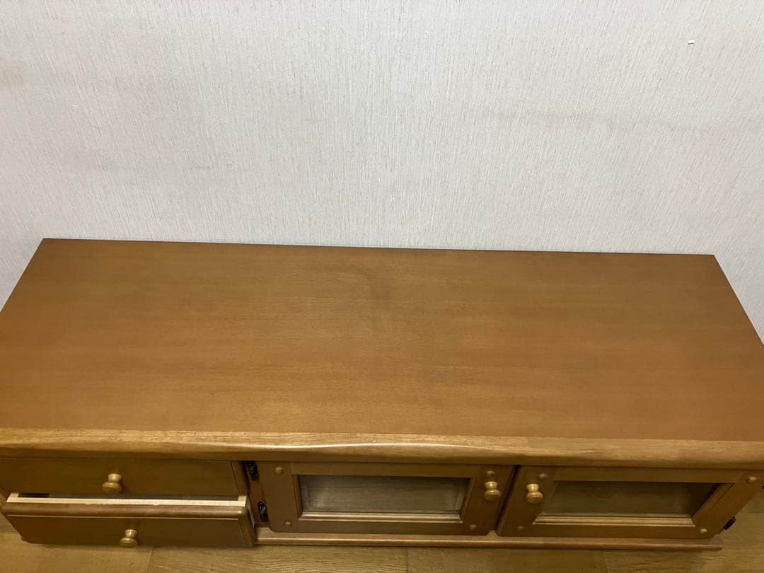 カリモク テレビボード ローボード　木製　レトロ アンティーク