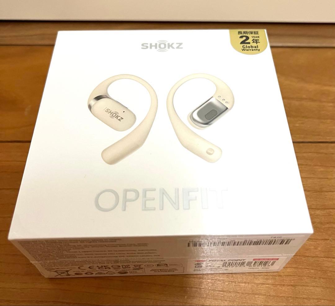 【新品未使用】SHOKZ OPENFIT ベージュ　手拭い　クーポン　セット