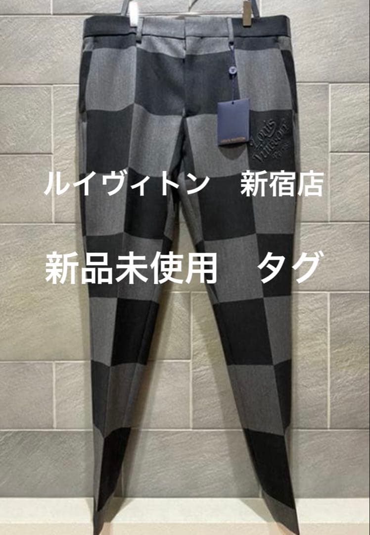 新品未使用品。ジャイアントダミエ。スーツ。パンツ。セットアップ。サイズ42