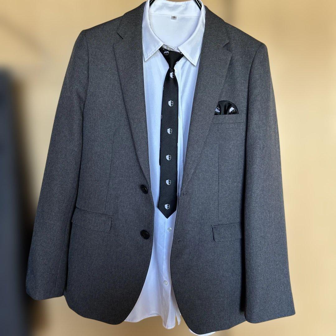 BTZTOKYO キッズスーツ170 グレースーツセット ジャケット パンツ