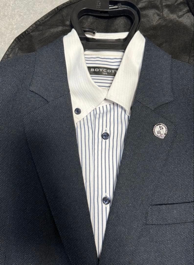 BOYCOTT ネイビー スーツ 165サイズ