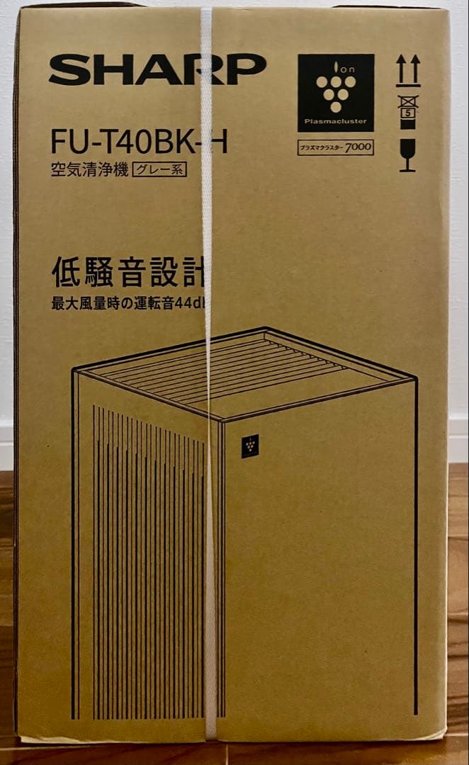 ミントP　SHARP FU-T40 空気清浄機 5年長期保証付　未開封