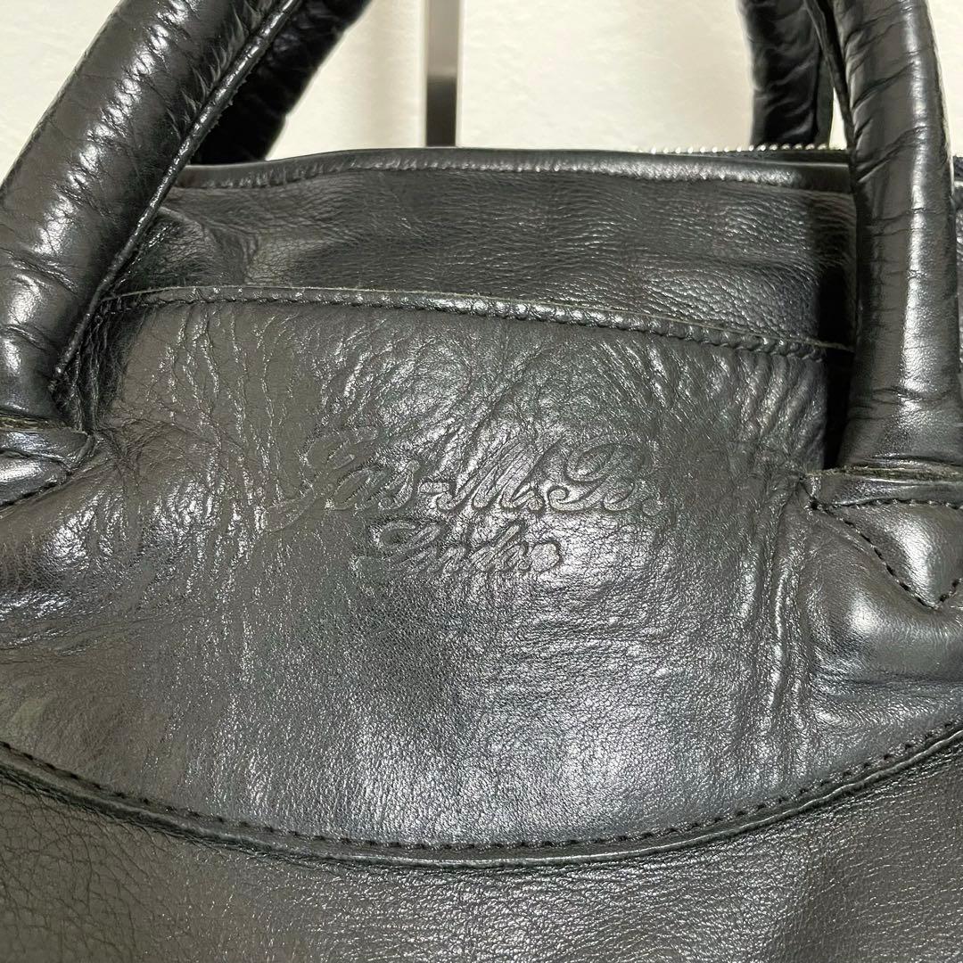 Jas M.B. 80% WINGS TRAVELLERボストンバッグ ブラック