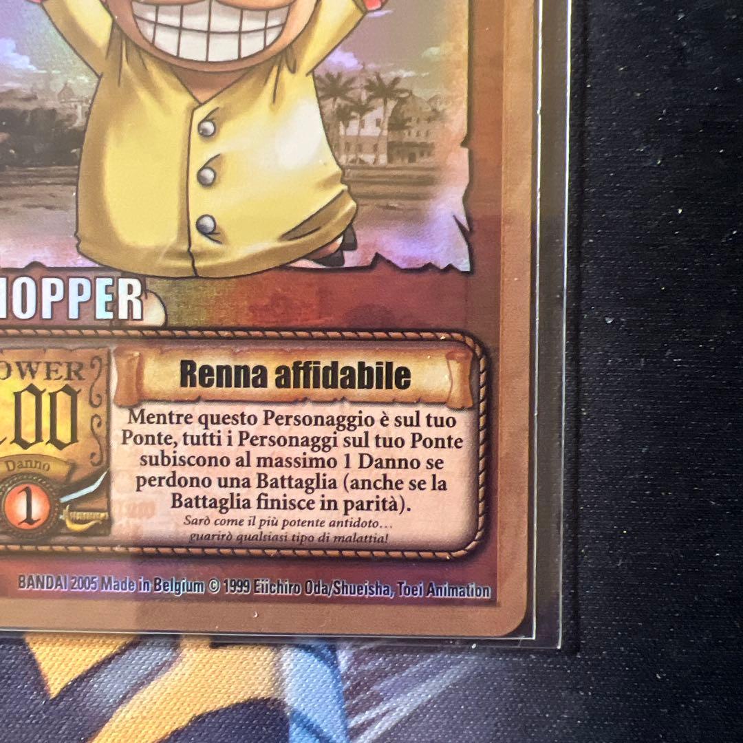 絶版 希少 ワンピースカードダス チョッパー JS-C12 英語版 レア